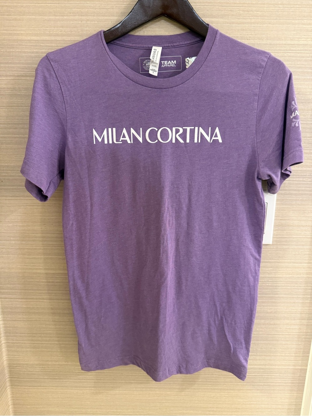 Team USA Milan Cortina 2026 Olympics Purple T-Shirt Size S